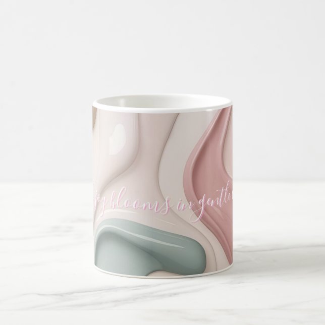 Classic mug in stylish abstract graphic kaffemugg (Center)