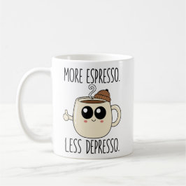 Classic Mug - More Espresso. Less Depresso. Kaffemugg