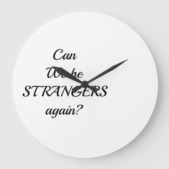 Classic Mug with novel quotes  Stor Klocka (Framsida)