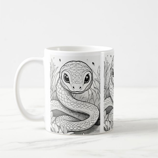 Classic Mugg, 11 oz, Dragon Mugg, Kaffe Kopp, Snak Kaffemugg (Vänster)