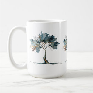 Classic Mugg 15 oz - Abstrakt Nature Träd Art Desi