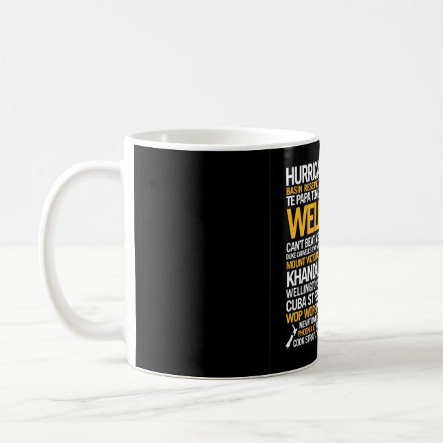 Classic Mugg, 325 ml, Wellington New Zealand Kaffemugg (Vänster)