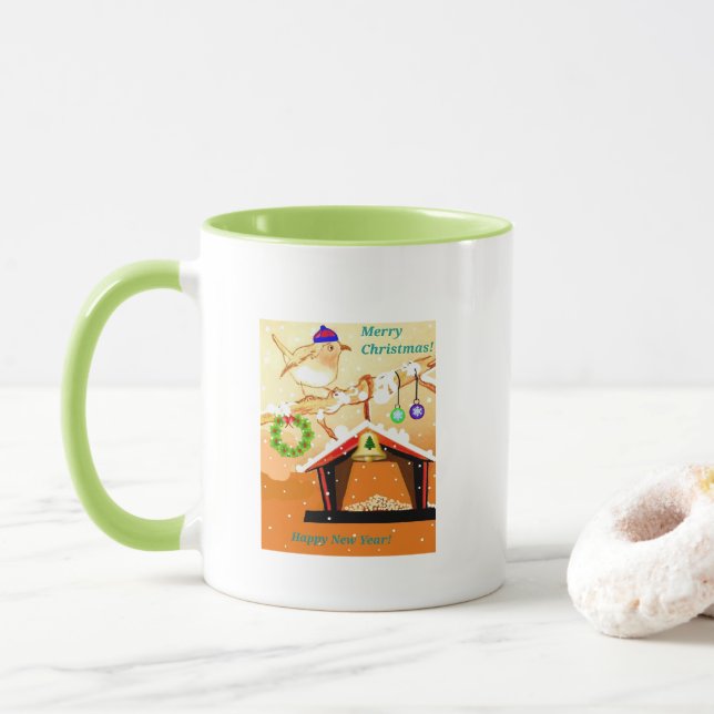 Classic Mugg - christmas fågelmatare (Med munk)