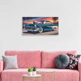 Classic Muscle Car 1956 Canvastryck
