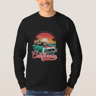 Classic Muscle Car Retro Huntington Beach Kaliforn T Shirt