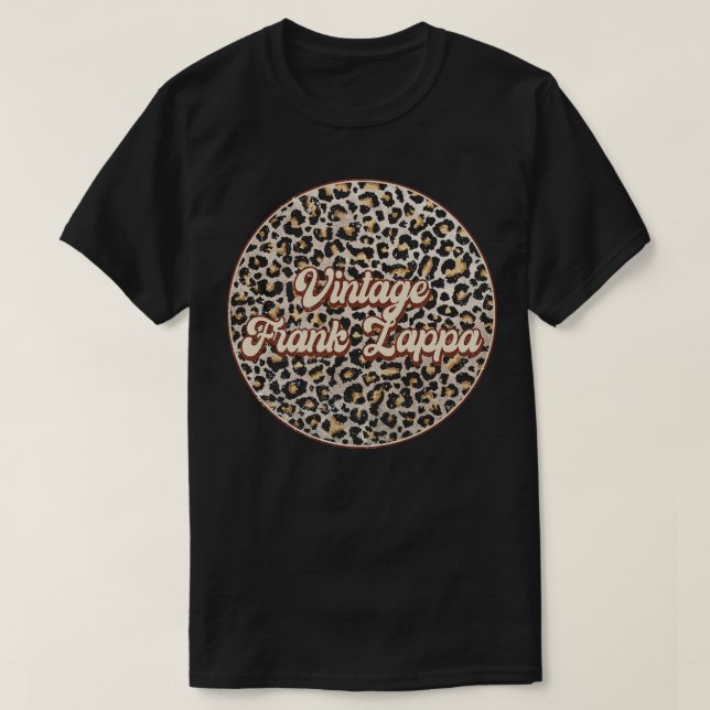 Classic Music Zappa Personlig Namn Circle Birth T Shirt (Design framsida)