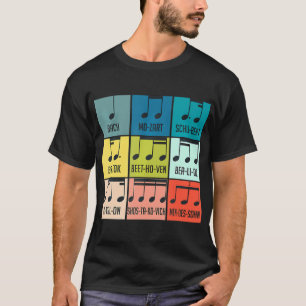 Classic Musik noter Music Lakan Composer T Shirt