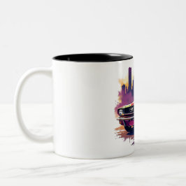 Classic Mustang Coffee Mug Två-Tonad Mugg