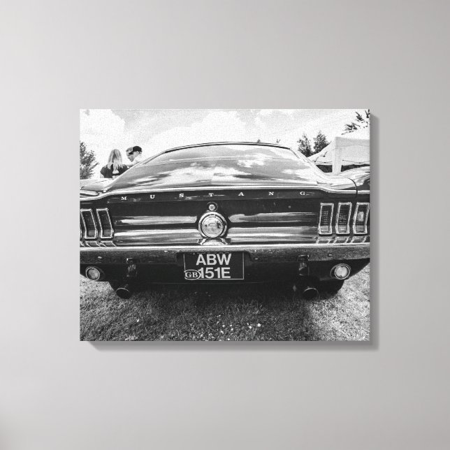"Classic Mustang" kanvastryck/väggkonst Canvastryck (Framsida)