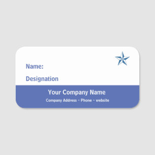 Classic Namn bricka Badge Namnbricka