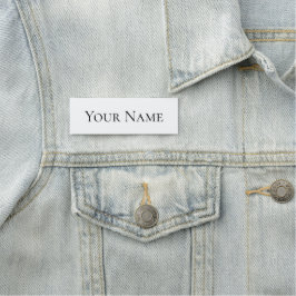 Classic Namn bricka - ditt namn Namnbricka