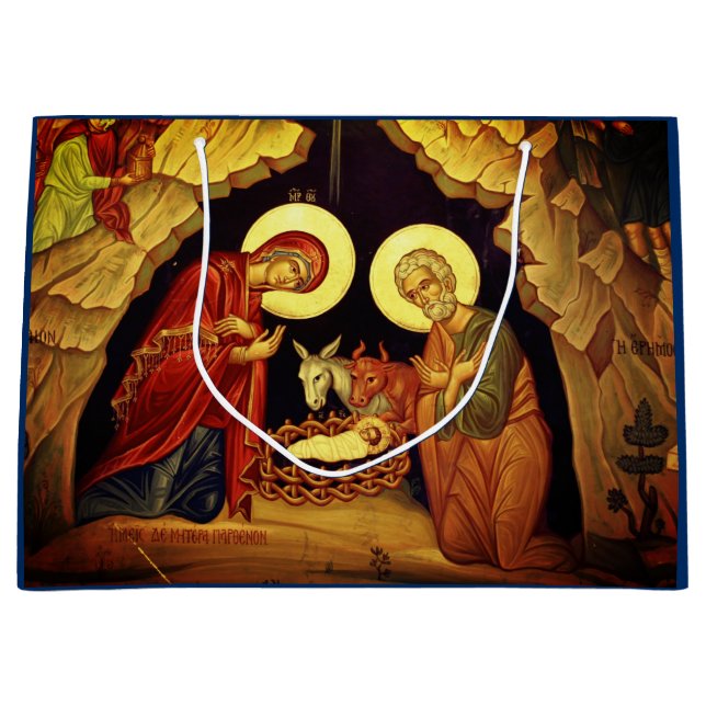 CLASSIC NATIVITY SCENE GIFT BAG FOR CHRISTMAS (Framsidan)