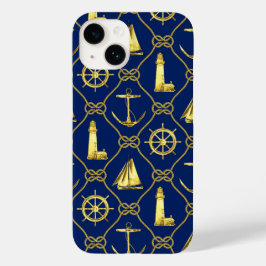Classic Nautical Guld Blue