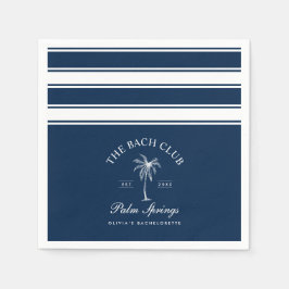 Classic Navy Beach Bachelorette Pappersservett
