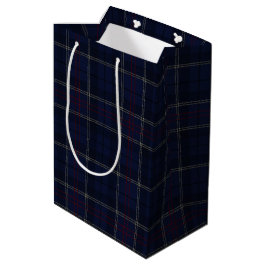 Classic Navy Blue Plaid Christmas