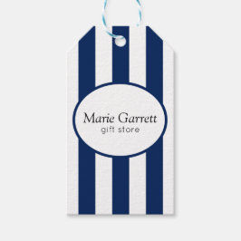 Classic Navy Rand Business Presentetikett