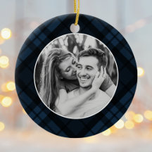 Classic Navy Tartan Play Photo Helgdag