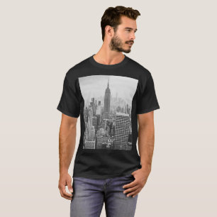 Classic New York City Monochrome Black & White T Shirt