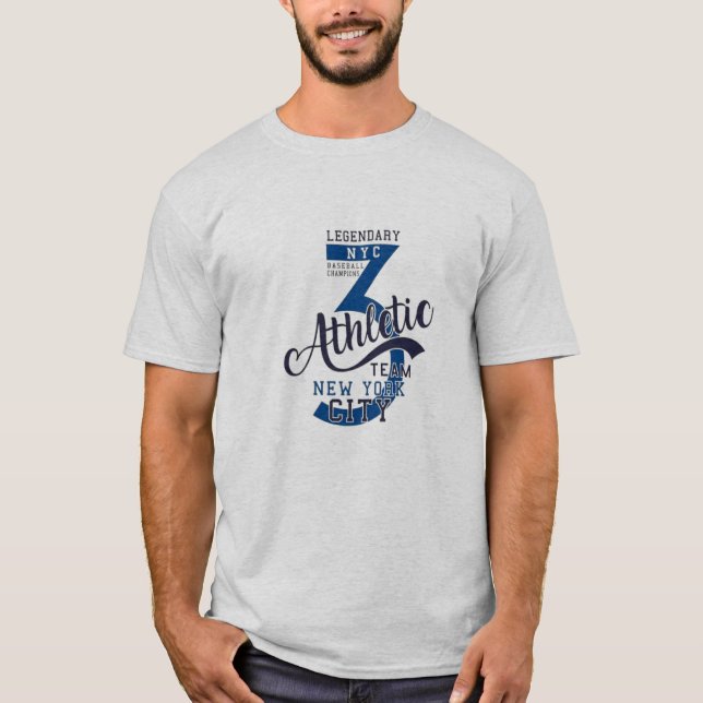 Classic New York t-shirt sports fans (Framsida)
