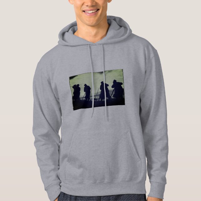 Classic Newsreel Cameraman  Hoodie (Framsida)