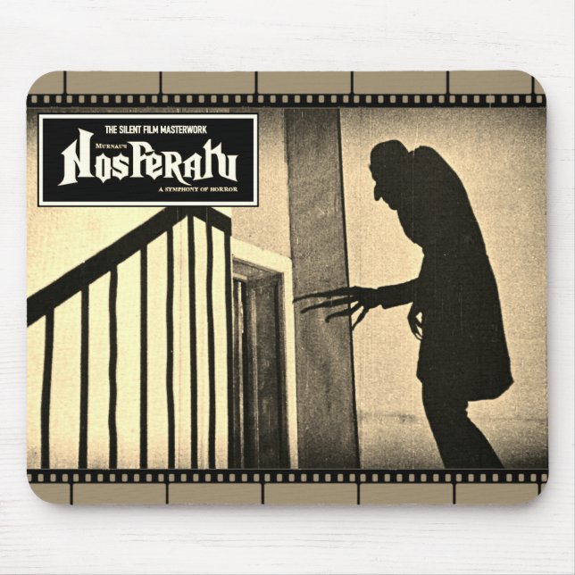 Classic Nosferatu Filmremsa Mousepad Musmatta (Framsidan)