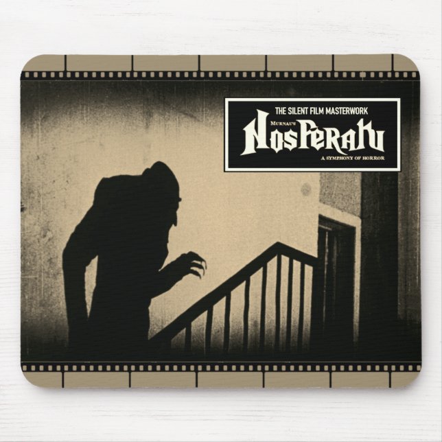Classic Nosferatu Filmremsa Mousepad Musmatta (Framsidan)