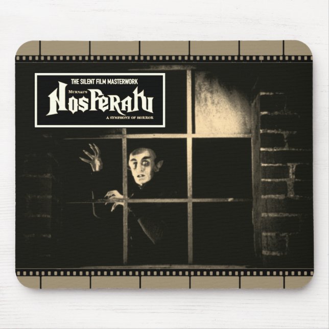 Classic Nosferatu Filmremsa Mousepad Musmatta (Framsidan)