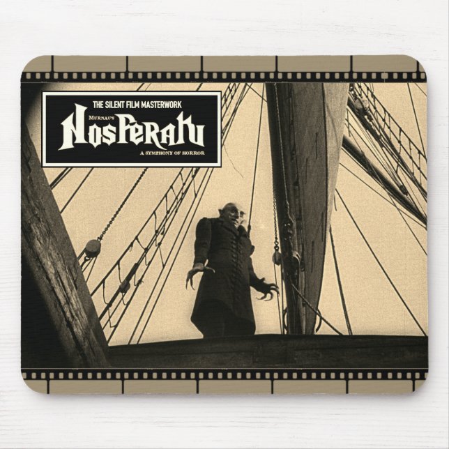 Classic Nosferatu Filmremsa Mousepad Musmatta (Framsidan)