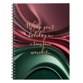 Classic notebook in stylish graphic anteckningsbok