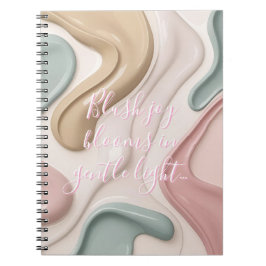 Classic notebook in stylish graphic anteckningsbok