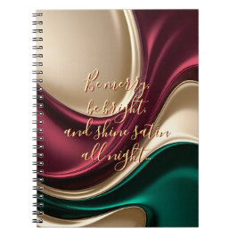 Classic notebook in stylish graphic anteckningsbok