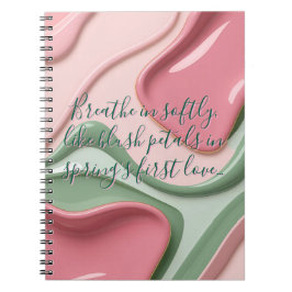 Classic notebook in stylish graphic anteckningsbok