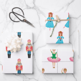 Classic Nutcracker, Ballerina Set av 3