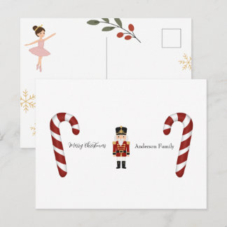 Classic Nutcracker Christmas Vykort