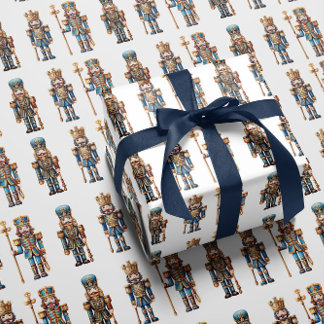 Classic nutcracker wrapping paper presentpapper