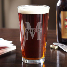 Classic Oakmont Engraved 16 oz. Pint Glass