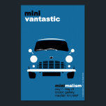 Classic Original Austin Mini Van Exhibition Poster<br><div class="desc">Klassisk ursprunglig Austin Mini Van Exhibition Poster; perfekt storlek för ramning.</div>