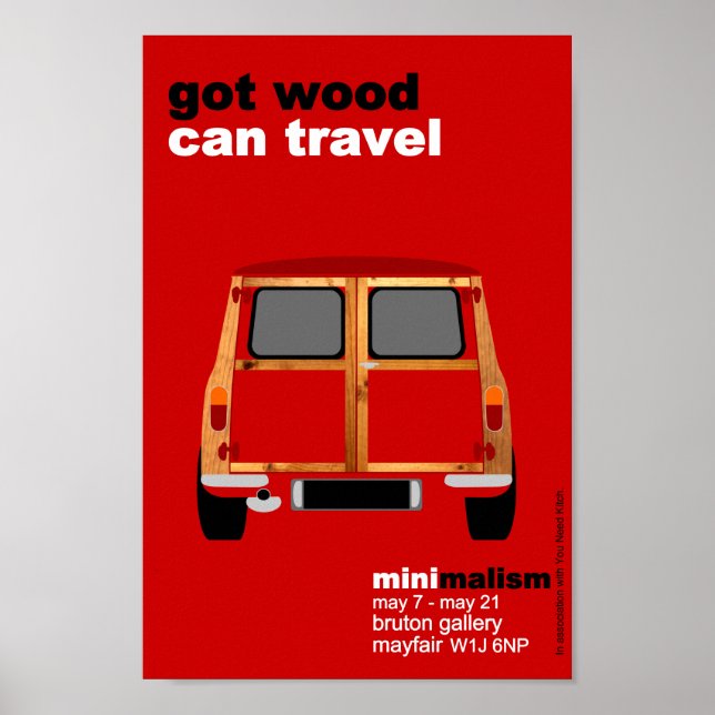 Classic Original Mini Countryman Exhibition Poster (Framsidan)