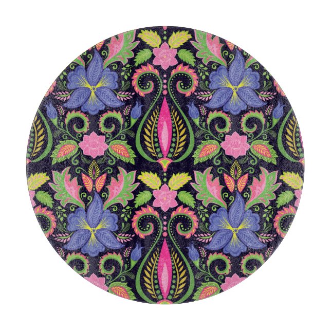 Classic Pansy: Vintage Blommigt Tapet (Framsidan)