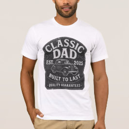 Classic Pappa EST. 2025 Vintage T Shirt