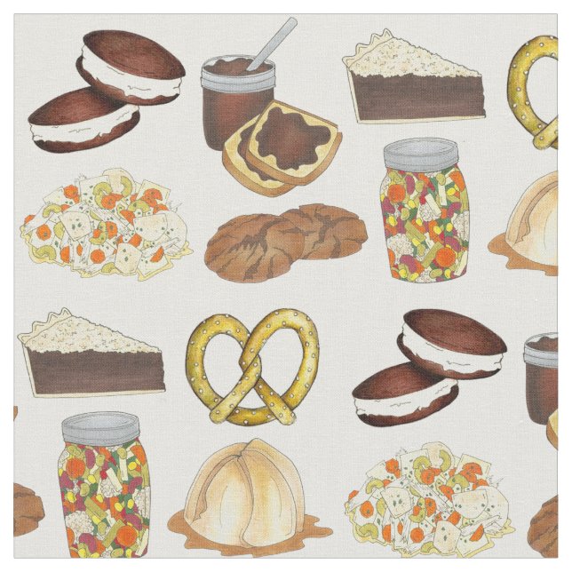 Classic Pennsylvania PA Dutch Amish Food Dods Tyg (Närbild)