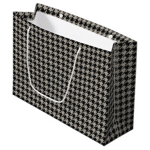 Classic Pepita Houndstooth Mönster Black Grått