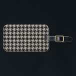 Classic Pepita Houndstooth Mönster Black Grått Bagagebricka<br><div class="desc">Varje grön elegant och klassisk väv mönster,  med pepita/ houndstooth mönster i svartvitt och grått kombination.</div>