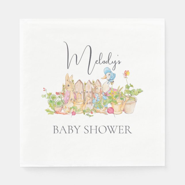 Classic Peter Rabbit Luncheon Napkins Pappersservett (Framsidan)