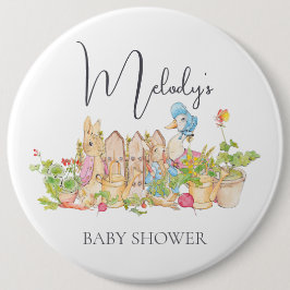 Classic Peter Rabbit Round Badge Knapp