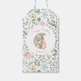 Classic Peter the Rabbit Beatrix Potter Birthday Presentetikett