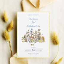 Classic Peter the Rabbit Födelsedagsfest inbjudan