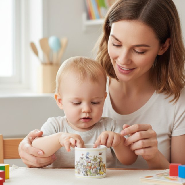 Classic Peter the Rabbit Kids Storleka Kopp Espressomugg (Skapare uppladdad)