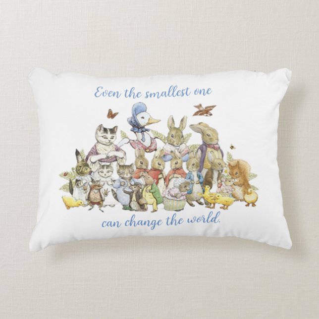 Classic Peter the Rabbit Prydnadskudde (Framsidan)