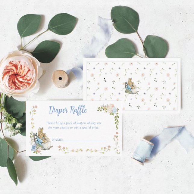 Classic Peter the Rabbit Twillingars Diaper Raffle Tilläggskort (Skapare uppladdad)